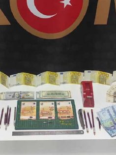 DENİZLİ’DE SAHTE PARA OPERASYONU