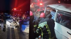 ACIPAYAM’DA KAZA: 1 ÖLÜ 9 YARALI