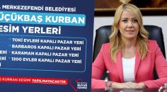MERKEZEFENDİ’DE KURBAN KESİM YERLERİNİ BELİRLEDİ