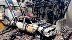 TEKSTİL ATÖLYESİ VE OTOMOBİL YANDI