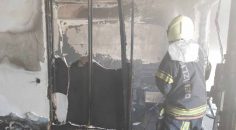 İKİ KATLI EV YANGINDA KULLANILMAZ HALE GELDİ