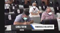 PAMUKKALE BELEDİYESİ İHALELERİ CANLI YAYINDA YAPIYOR