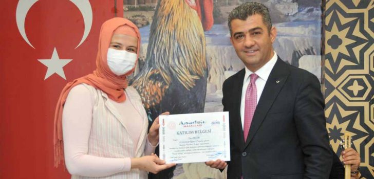 ANADOLU MASALLARI ŞENLİĞİ’NDE BELGE TÖRENİ YAPILDI