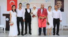 ÇAMELİ’DE 3 ÇİFT AYNI ANDA NİKAH KIYDIRDI