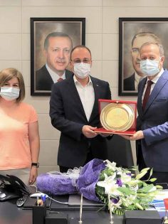 BAŞKAN ÖRKİ’YE İLÇE MİLLİ EĞİTİM MÜDÜRÜNDEN TEŞEKKÜR