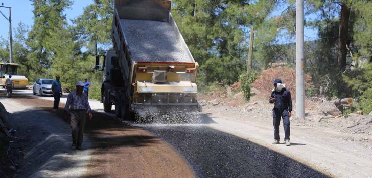 ÇAMELİ’DE ASFALT SEZONU BAŞLADI