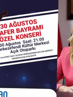 30 AĞUSTOS ZAFER BAYRAMI’NDA ATHENA SAHNE ALACAK