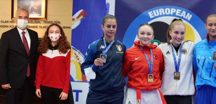 BÜYÜKŞEHİR SPORCUSU DAMLA AVRUPA ŞAMPİYONU