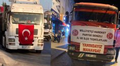 DENİZLİ MHP’DEN MANAVGAT’A YARDIM KONVOYU