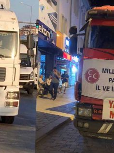 DENİZLİ MHP’DEN MANAVGAT’A YARDIM KONVOYU