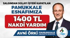 PAMUKKALE BELEDİYESİ ESNAFLARA DESTEĞİNİ SÜRDÜRÜYOR