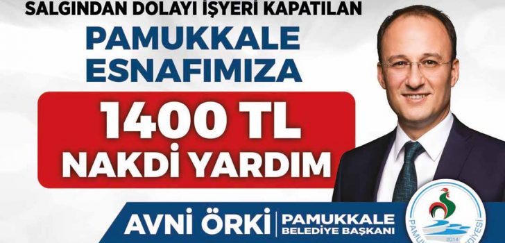 PAMUKKALE BELEDİYESİ ESNAFLARA DESTEĞİNİ SÜRDÜRÜYOR