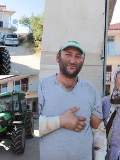 FEDAKAR ÇİFTÇİ YENİ TRAKTÖRÜNE KAVUŞTU