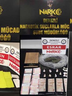 DENİZLİ’DE 17 ZEHİR TACİRİ TUTUKLANDI