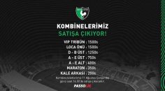 DENİZLİSPOR’DA KOMBİNELER SATIŞTA