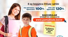 PAMUKKALE’DE EĞİTİM YARDIMI BAŞVURU TARİHLERİ BELLİ OLDU