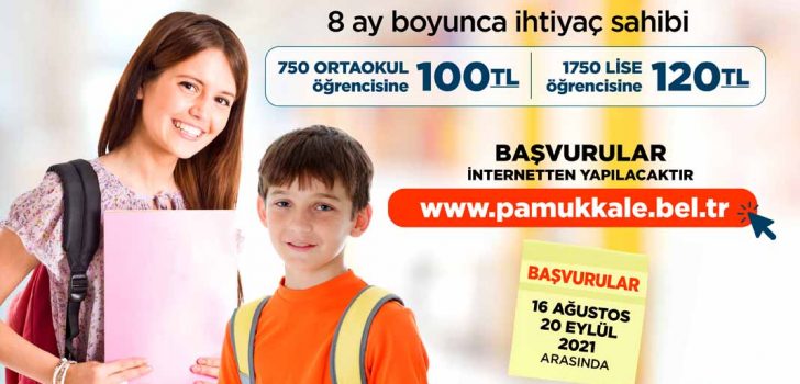 PAMUKKALE’DE EĞİTİM YARDIMI BAŞVURU TARİHLERİ BELLİ OLDU