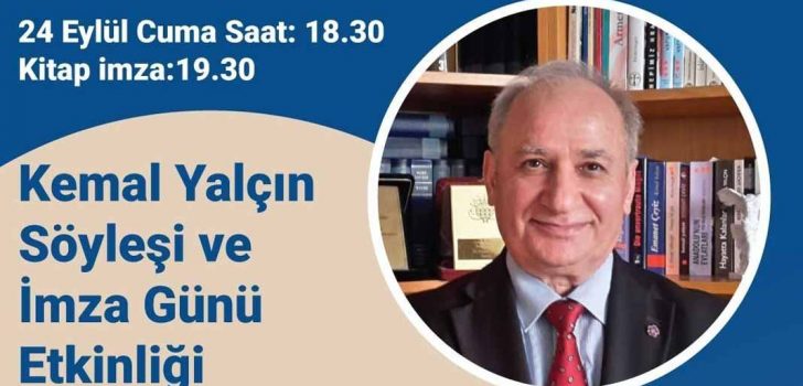 DENİZLİLİ YAZAR YALÇIN MKM’DE OKURLARIYLA BULUŞUYOR