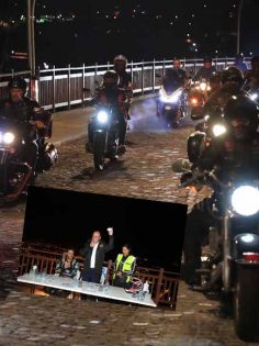 MOTOSİKLET SÜRÜCÜLERİ SEYİR TEPESİ’NDE BULUŞTU