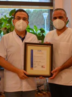 PAÜ HASTANELERİ BELGE ALDI