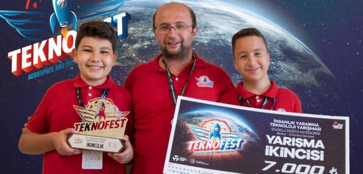 SERVERGAZİ ORTAOKULU TEKNOFEST’TE İKİNCİLİK ALDI