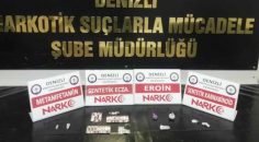 DENİZLİ’DE 8 ZEHİR TACİRİ TUTUKLANDI