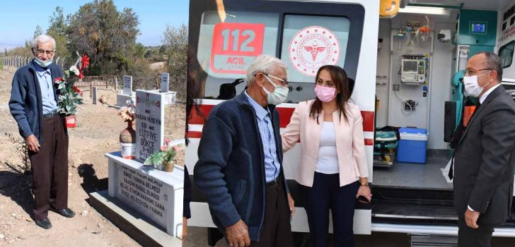 EŞİNİN VASİYETİNİ YERİNE GETİRDİ