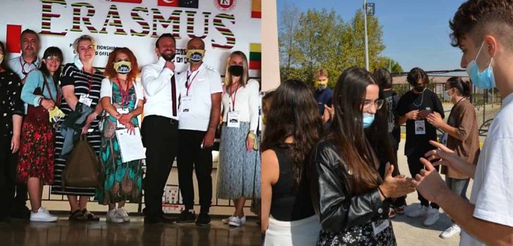 NEVZAT KARALP LİSESİ AVRUPALI MİSAFİRLERİNİ AĞIRLADI