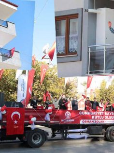 CUMHURİYET BAYRAMI TIRI COŞKUSU TÜM KENTİ SARDI