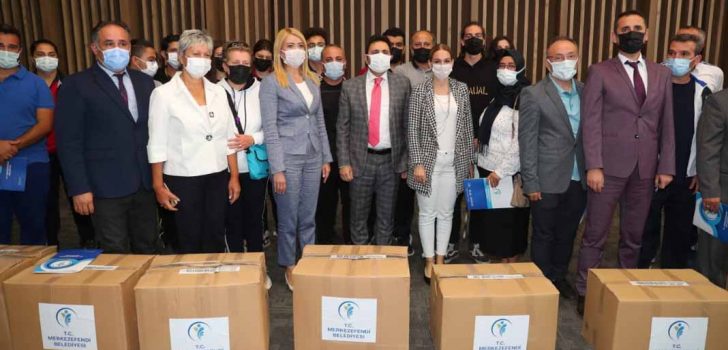MERKEZEFENDİ BELEDİYESİ’NDEN 104 OKULA SPOR MALZEMESİ DESTEĞİ