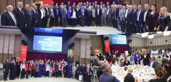 BAŞKAN DOĞAN MUHTARLARLA BİR ARAYA GELDİ