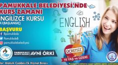 “PAMUKKALE’DE KURS ZAMANI” BAŞVURULARINDA SON GÜN 10 EKİM