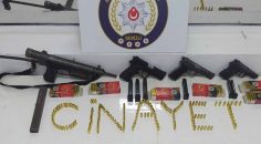 DENİZLİ’DEKİ OPERASYONDA SİLAHLAR ELE GEÇİRİLDİ