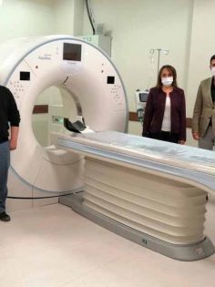 TAVAS HASTANESİ’NDE BİLGİSAYARLI TOMOGRAFİ CİHAZI YENİLENDİ