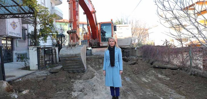 MERKEZEFENDİ MAHALLESİ’NDE ÜST YAPI ÇALIŞMALARI BAŞLADI