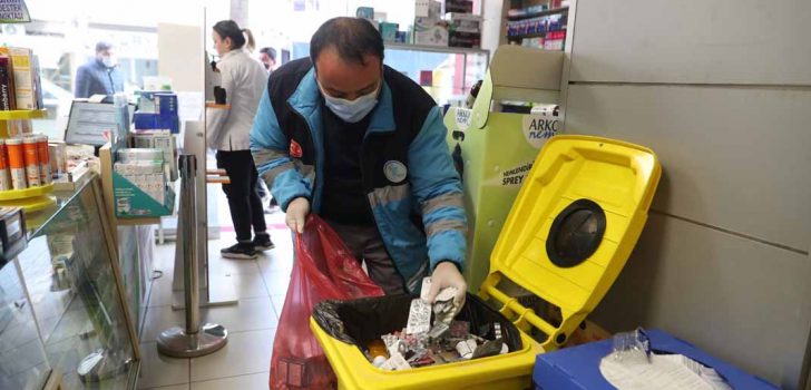 MERKEZEFENDİ’DE 50 GÜNDE 1 TON ATIK İLAÇ TOPLANDI