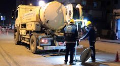 BÜYÜKŞEHİR EKİPLERİ YENİ YILA GÖREVLERİNİN BAŞINDA GİRDİ