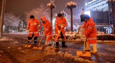 BÜYÜKŞEHİR’DEN KAR YAĞIŞINA JET MÜDAHALE