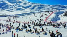 DENİZLİ KAYAK MERKEZİ ZİYARETÇİ AKININA UĞRUYOR