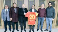 KIZILCABÖLÜKSPOR YÖNETİMİNDEN BAŞKAN ERDOĞAN’A ZİYARET