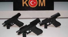 SİLAH KAÇAKÇILARI YAKALANDI