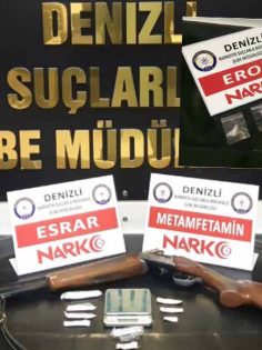 DENİZLİ’DE 14 ZEHİR TACİRİ TUTUKLANDI