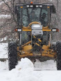 MERKEZEFENDİ’DE KARLA MÜCADELE ÇALIŞMALARI SÜRÜYOR