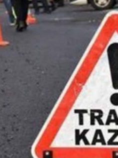 MOTOSİKLETİ DEVRİLEN SÜRÜCÜ ÖLDÜ