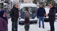 BAŞKAN ÖRKİ, KAR MÜCADELESİNİ YERİNDE İNCELEDİ