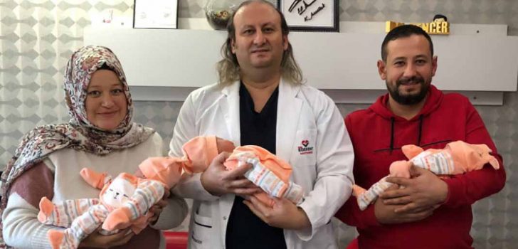 AŞILAMA YÖNTEMİ İLE ÜÇÜZ BEBEK SAHİBİ OLDULAR