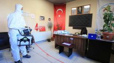 PAMUKKALE BELEDİYESİ DEZENFEKTE ÇALIŞMALARINI SÜRDÜRÜYOR