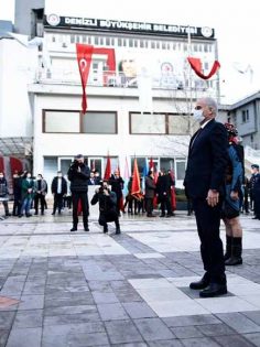 ATATÜRK’ÜN DENİZLİ’YE GELİŞİNİN 91. YILDÖNÜMÜ KUTLANDI