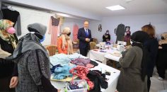 BAŞKAN ÖRKİ’DEN KURSİYERLERE ZİYARET