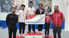 PAMUKKALE SPORCULAR HAFTA SONUNDA 24 MADALYA KAZANDI